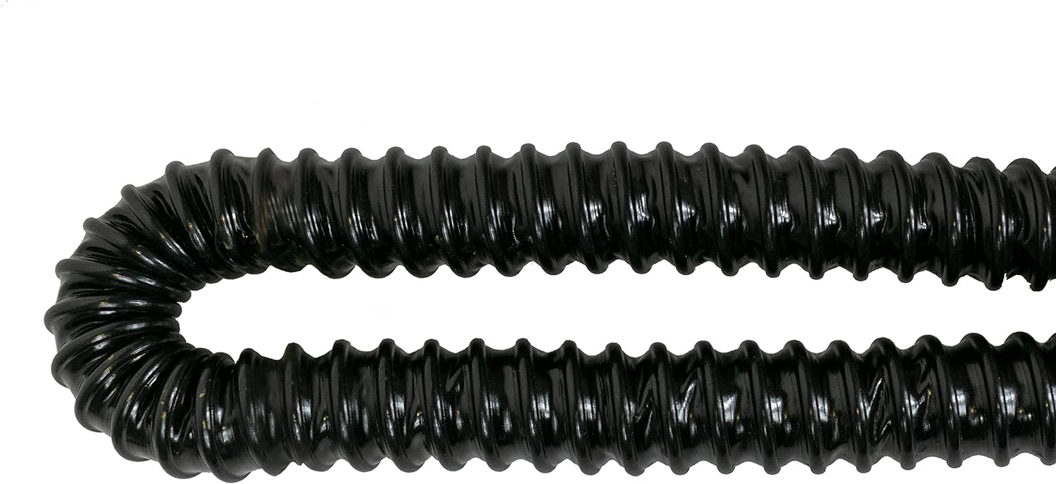 25mm Corrugated Pond Pump Hose, Flexible PVC Tubing for Fish Pond Pumps