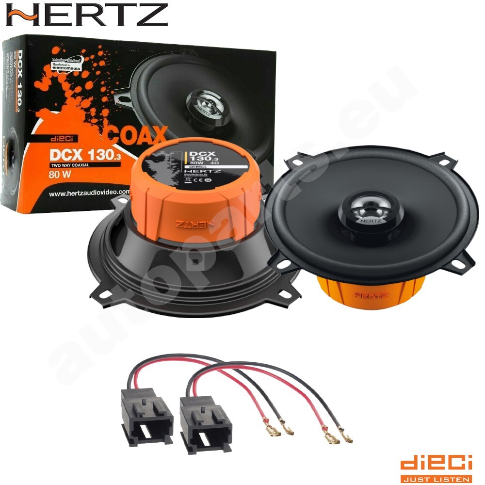 Kit Casse Hertz DCX 130.3 Posteriori Peugeot 206cc | Audio Top