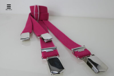H-Hosenträger Pink , Landhaus- & Trachten-, Kinderhosenträger, Teenhosenträger
