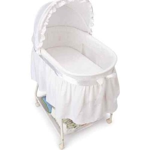 delta white bassinet