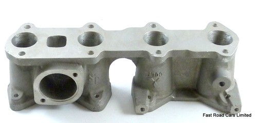 MITSUBISHI LANCER 1600 4G32 NOS INLET MANIFOLD MANGOLETSI 4630 WEBER 40 DCOE x2 - Picture 3 of 5