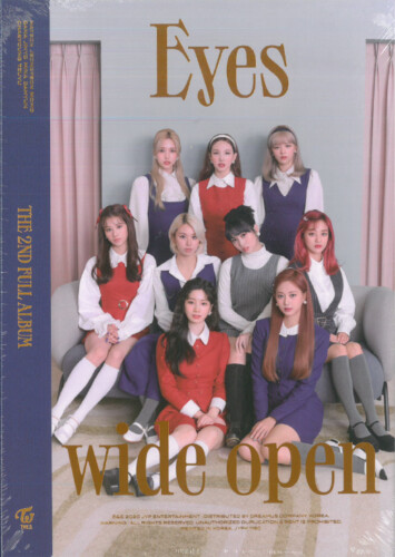 TWICE - [EYES WIDE OPEN] 2nd Album CD+Poster+Photobook+Photocard+