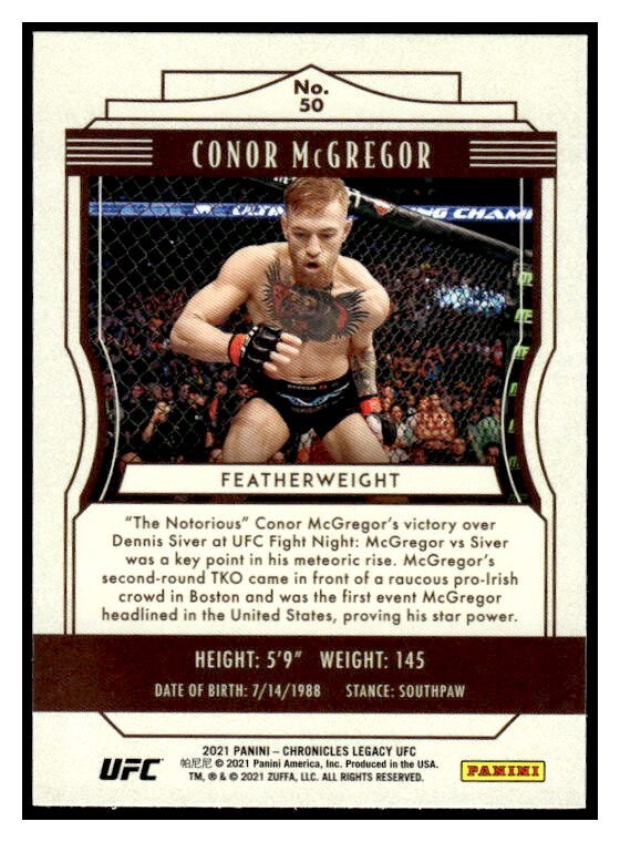 UFC　SELECT　カラーホイール　コナー・マクレガー　カード UFC SELECT カラーホイール コナー・マクレガー カード