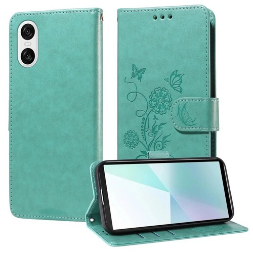 MOJIA Coque pour Sony Xperia 10 IV, PU Étui Pochette Antichoc et Anti