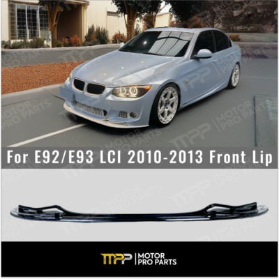 M Tech Body Bumper Front Spoiler In Car Gloss Black Fits BMW E92/E93 LCI 2010 13