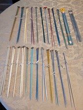 Huge Lot of Crochet Hooks, Knitting Needles, and Related Supplies