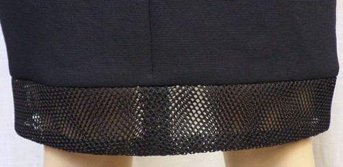 Rebecca Minkoff Acapulco Black Dress Mess Accents Draped Detail Sz. 8 NWT $328 - Picture 11 of 16