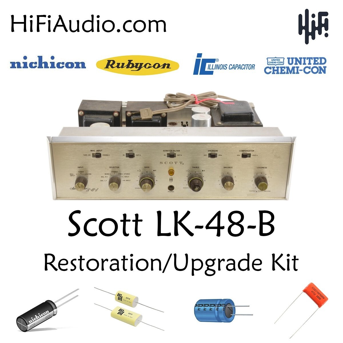 Scott LK-48B vintage audio equipment - eBay listing photo 1