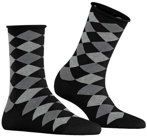 Burlington Womens Sandy Short Socks - Black - Picture 2 of 5