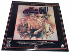 The Bridge on the River Kwai 1957  Laserdisc  VLD 2010 William Holden GUC
