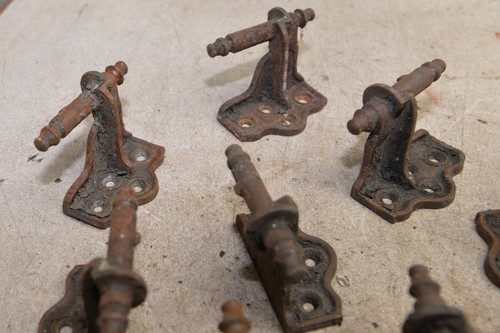 8 Victorian hinge On Blind lift off shutter hardware collectible parts lot B1 - Picture 2 of 7