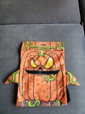 Rare - Halloween Scary Pumpkin Trick Or Treat Candy Bag Backpack - New With Tags