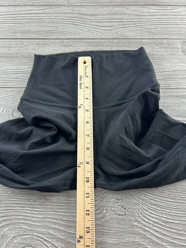 Lululemon Black Leggings High Waist Stretch Athletic Wear Dance Yoga - Picture 7 of 7