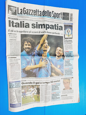 GAZZETTA DES SPORTS 1 MAI 2003 ITALIEN-SCHWEIZ 2-1 MARAZZI-ZANETTI-PERUZZI