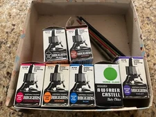 VTG Faber Castell Higgins Waterproof India Ink Twist Off Cap Multiple colors