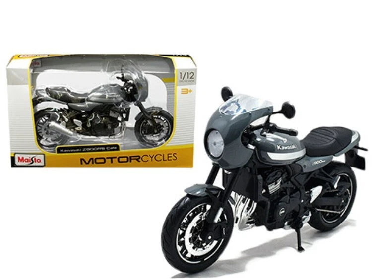 Maisto 1:12 Kawasaki Z900RS Café Gris Motocicletas Modelo 07503GRY-3F Foto 2 de 4