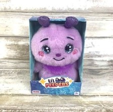 Lil Peepers Plush Toy Russ Purple Jazwares Collectible Stuffed Animal