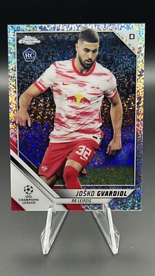 2021/22 Topps Chrome UCL Speckle Refractor Josko Gvardiol RC #80