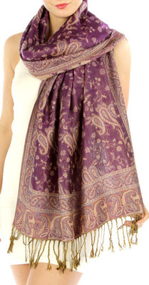  Fashion Outlined Paisley Pashmina Scarf Shawl Wrap 24 COLORS 