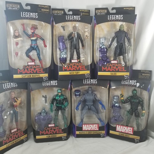 Captain Marvel Marvel Legends Kree Serie Set 7 Actionfiguren BAF KOMPLETT - Bild 12 von 12