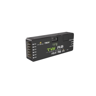 FrSky TW R8 Dual 2.4G Receiver with 8CH Ports   FBUS /S.Port.
