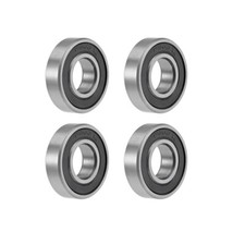 Ball Bearings 10x22x6mm Double Sealed Chrome Steel Z2 ABEC1 4pcs