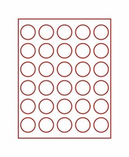 LINDNER-2706-M&Uuml;NZBOXEN-Rauchglas-30x-39mm-F&uuml;r-1-Unze-Meaple-Leaf-Silber