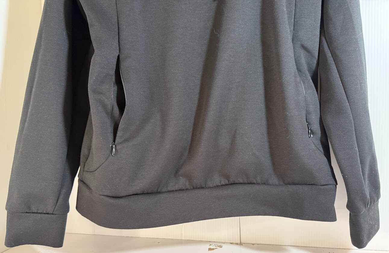 Felpa con cappuccio pullover FILA nero uomo taglia media