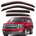 In-Channel Smoke Window Visor Sun Rain Guard for 2007-2014 Chevy Tahoe/GMC Yukon
