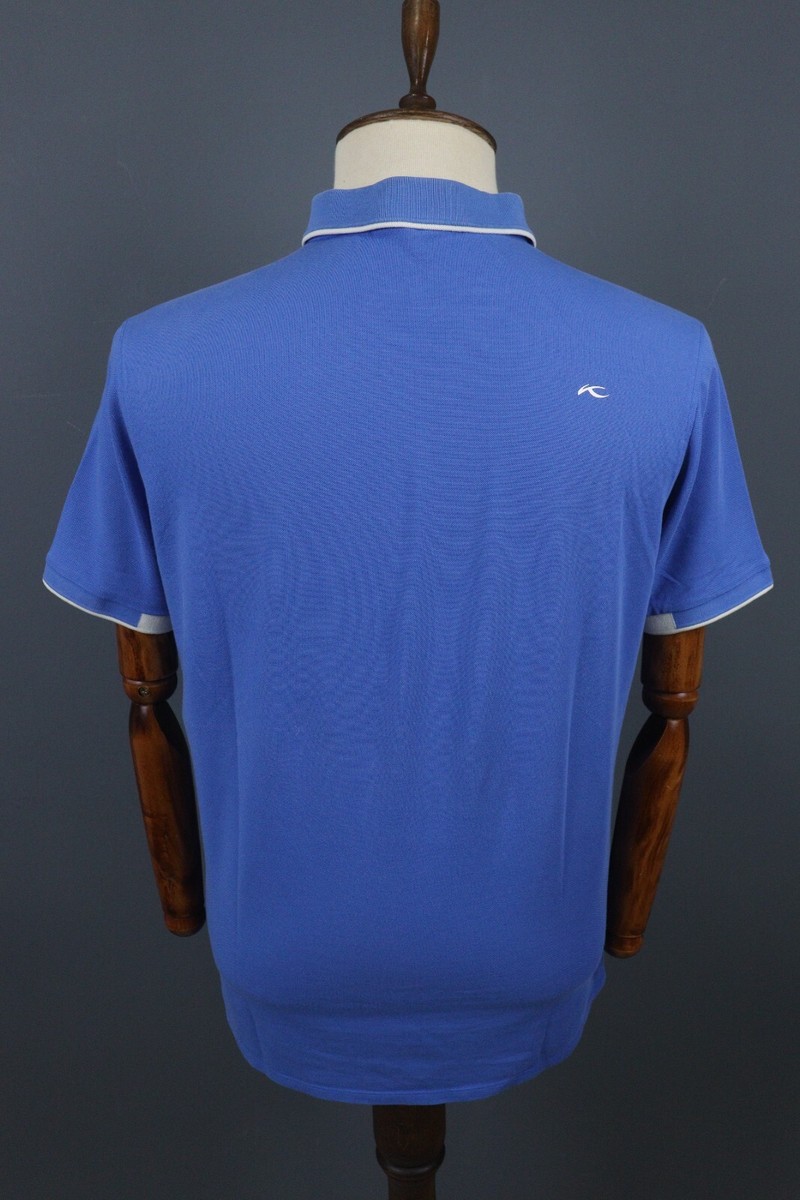 KJUS Men Stan 2.0 Polo S/S 50 ライトブルー新品半袖 Men's Stan Polo S/S (logo) - KJUS UK