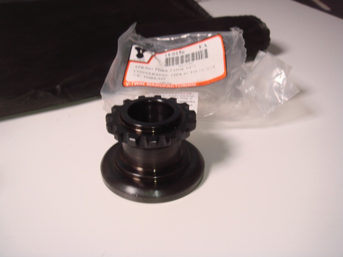 Harley FL Spring Fork Cone Nut Conversion 1940-57 7/8