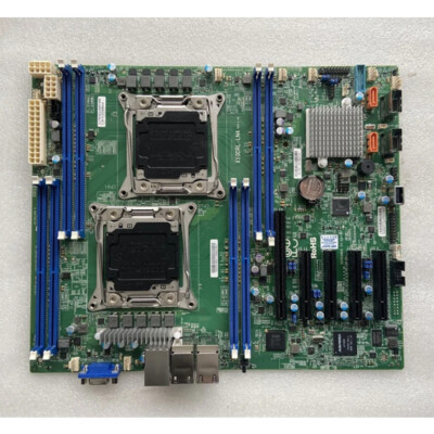 For Supermicro X10DRL-LN4 Server Motherboard Intel C612 chipset Dual Socket R3
