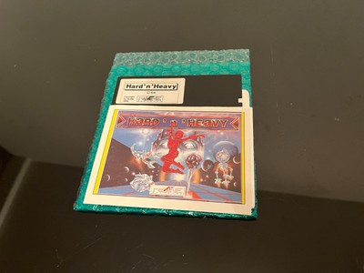 COMMODORE 64 C64 Spiel Hard `n Heavy Original Diskette 1989 + Game Sammelkarte