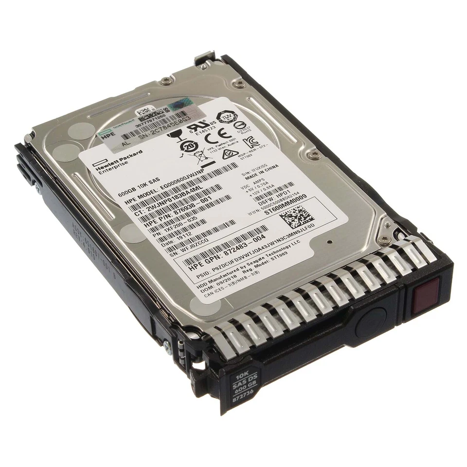 HP SAS-Festplatte 600GB 10k SAS 12G SFF DS - 872736-001 872477-B21