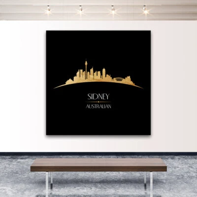 SIDNEY ACRYLGLAS BILD AUSTRALIEN WAND BILDER KUNST STADT DEKO BÜRO WOHNZIMMER - Bild 1 von 4