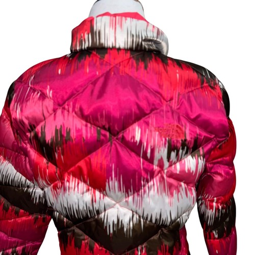 The North Face Girl's Quilted Puffer Jacket L Large 14-16 Down Filled Full Zip - Picture 8 of 20