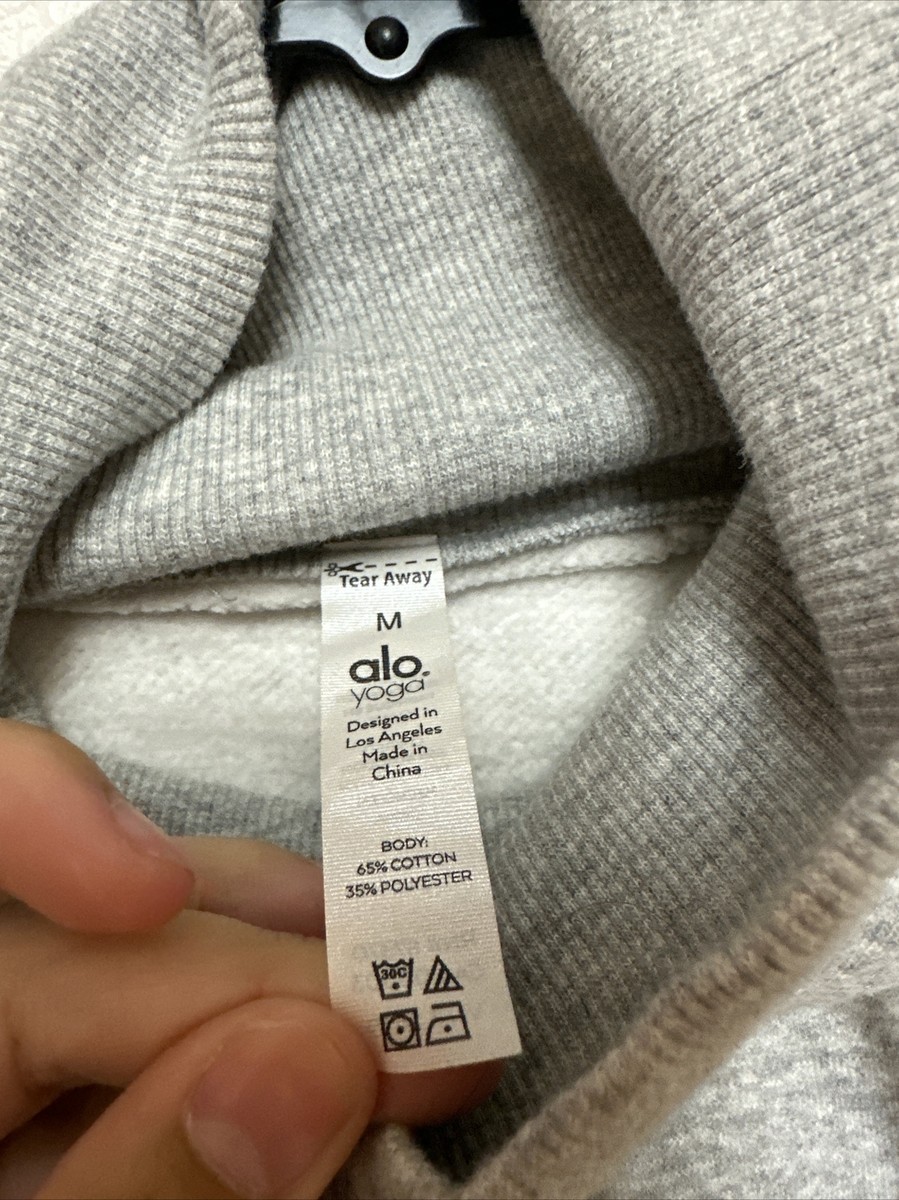Alo Yoga ニットポロシャツ グレー 上下セット M Alo Yoga ニットポロシャツ グレー 上下セット Mの通販 by Y's Select
