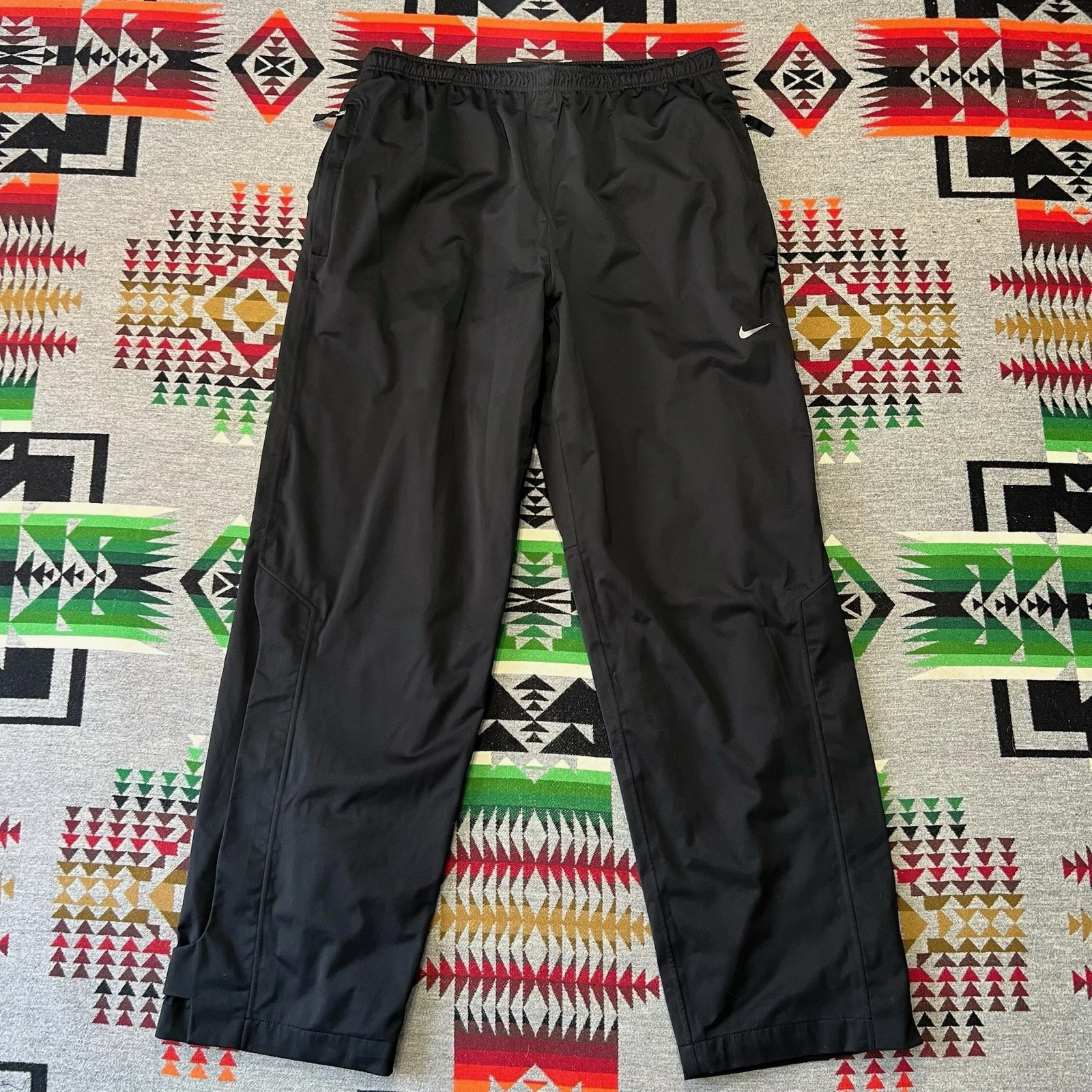Nike Storm-FIT Golf Rain Pants Mens XL Black Water Wind Resistant Outdoor B6