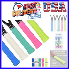 New Rackets Grip Anti Slip Perforated Super Absorbent Tennis Overgrip Badmint...