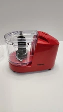 Electric Mini Food Processor Vegetable Chopper 1.5-Cup Dicing Mincing Puree
