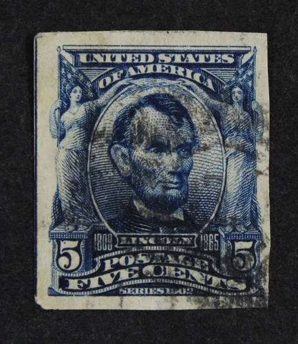 CKStamps: US Stamps Collection Scott#315 5c Lincoln Used