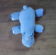 TCM Badetier Nilpferd Stofftier Frottee Nils blau unbenutzt