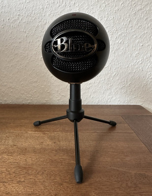 Blue Snowball iCE USB Mikrofon schwarz mit einstellbarem Ständer