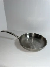 Tramontina Saute Pan Skillet 10 Inch Tri Ply Clad 18/10 Stainless Steel