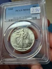 1942 P  PCGS MS64 Walking Liberty Silver Half Dollar