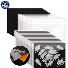 20 pcs Die Storage Bag and Rubber Magnet Sheets Set for Scrapbooking and Die ...
