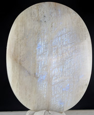 Moonstone Palm Stone Blue Crystal Palmstone Worry Fidget Gemstone White