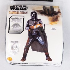 Rubies Kids Star Wars The Mandalorian Costume M 8-10 Deluxe Padded Complete M42