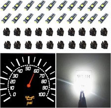 20x White Led T5 74 2721 37 70 286 Wedge Pc74 Dash Panel Gauge Light Kit Cluster