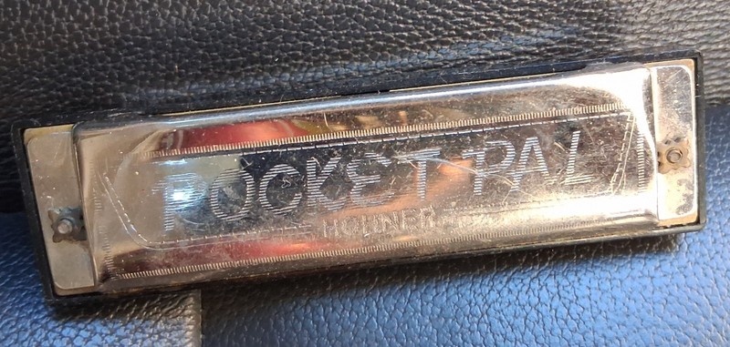 Vintage Hohner Pocket Pal 10 Hole Diatonic Harmonica Made in Germany Key C